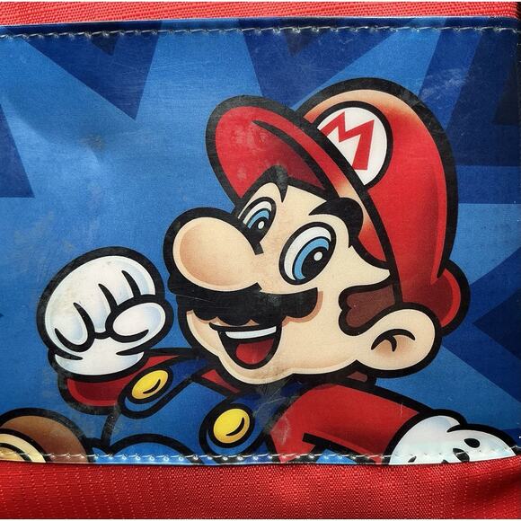 Nintendo DS Super Mario Bros Travel Case Carrying Bag Protector Mini Backpack - Picture 2 of 12